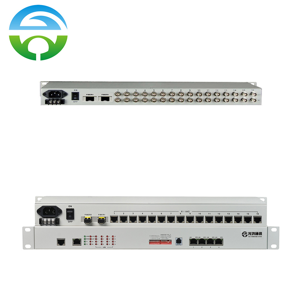 16E1+4GE PDH Fiber Multiplexer 2xSFP