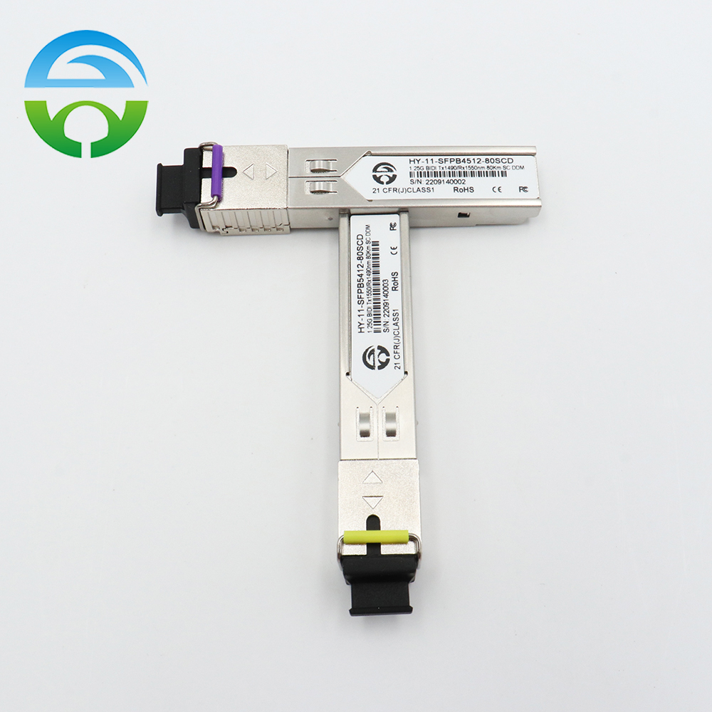 1.25G SFP BiDi Transceiver 80Km SC