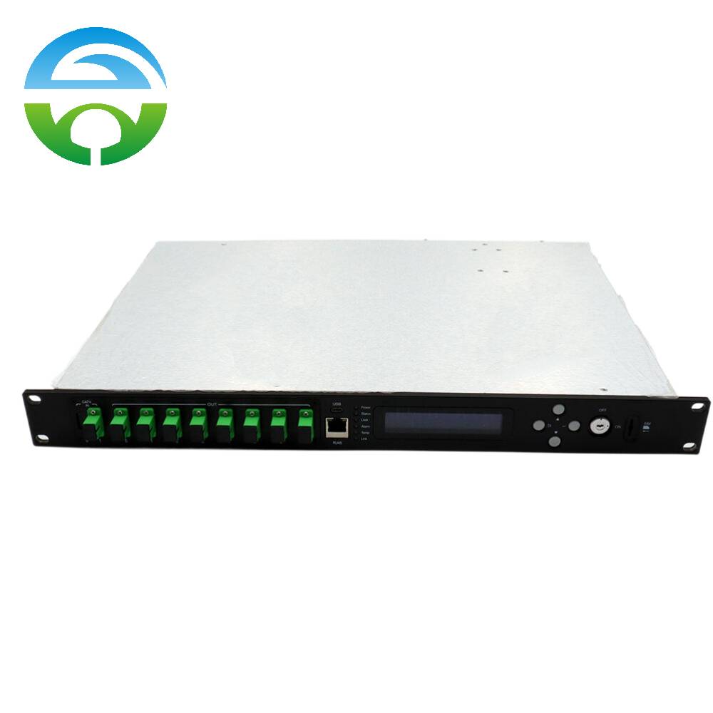 8 Output CATV 1510nm Optical Amplifier HY-21-AM08-1550P