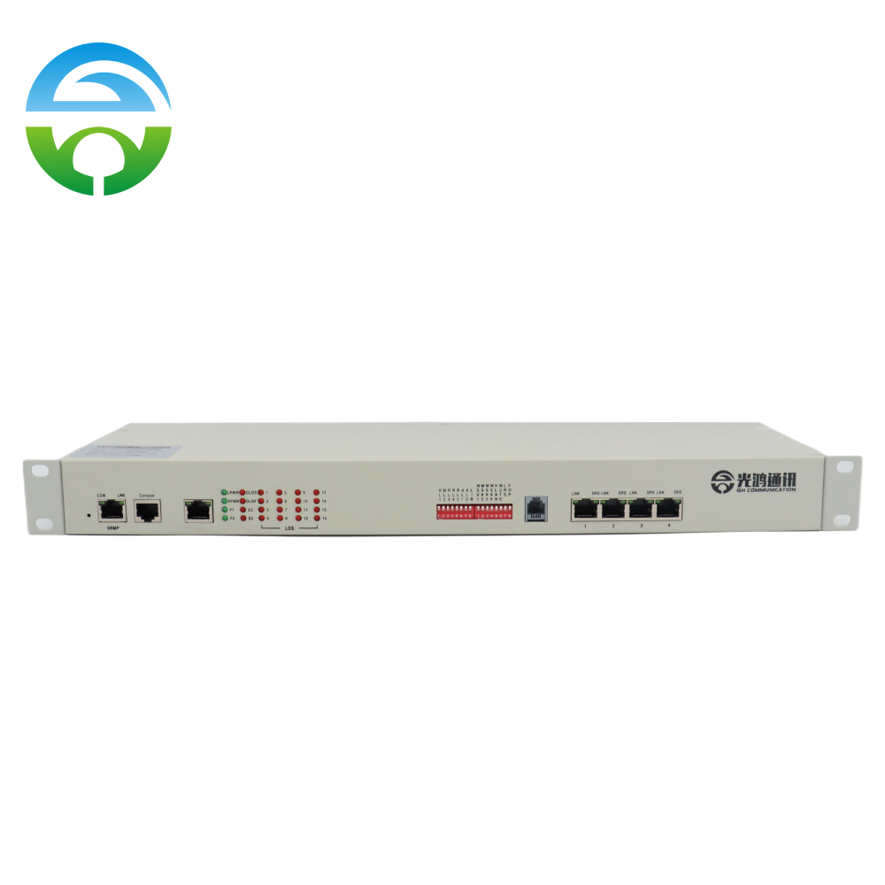 16E1+4GE PDH Fiber Multiplexer 2xSFP