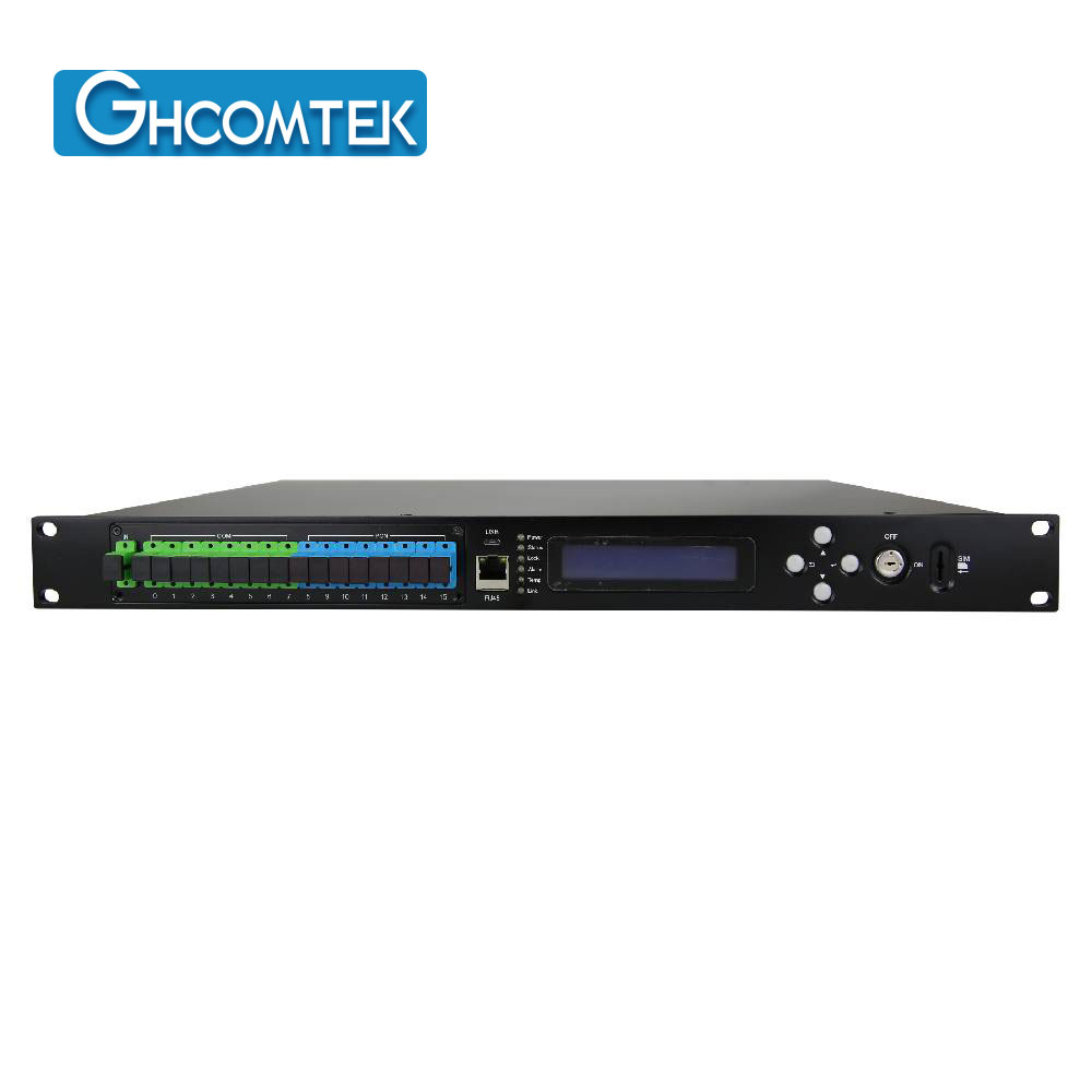 8  Port Out  1550nm CATV Optical Amplifer   with WDM SC/APC-SC/UPC Dual Power Supply   HY-AM8xxW