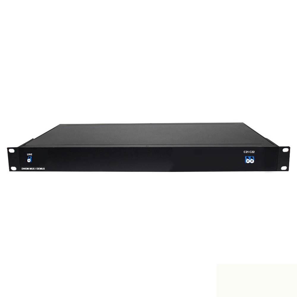 2-4CH Single Fiber 100GHz DWDM Module MUX/DEMUX TX/RX in 19'' 1U Rack LC/UPC  HY-7-DWSRxx