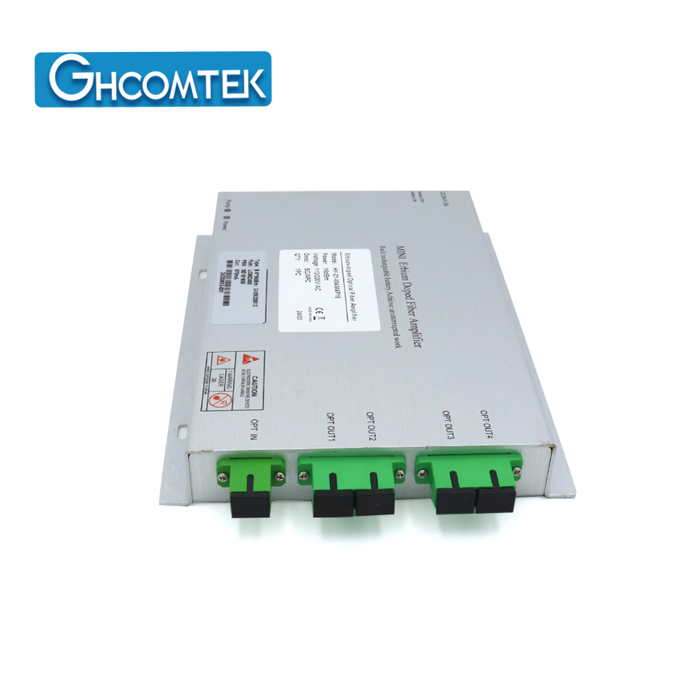 Mini   4  Port Out  1550nm EDFA Amplifier Power  SC/APC  HY-21-MAM4Pxx