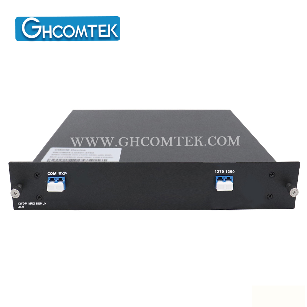 2-4CH CWDM  Single Fiber MUX/DEMUX  LC/UPC With EXP Port LGX Cassette   HY-7-CWSLxx