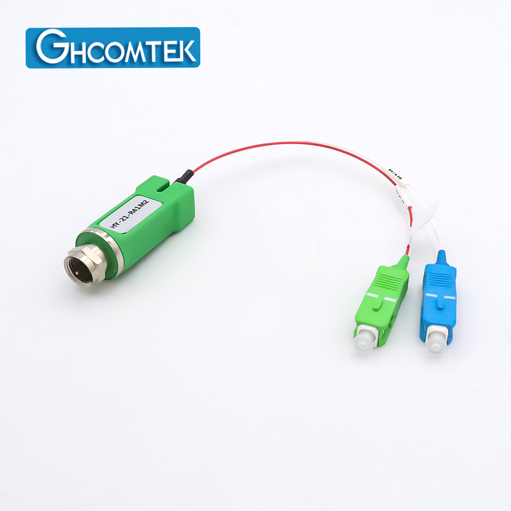 Passive FTTH WDM Optical Receiver For XPON 1550nm For RF CATV,1490/1310nm For Internet   HY-21-R41Mx