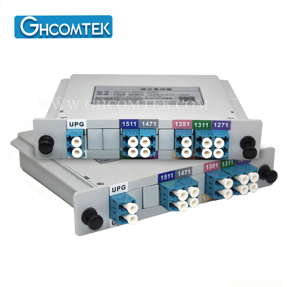 10-16CH CWDM Single Fiber MUX/DEMUX LC/UPC With EXP Port Plastic LGX Cassette  HY-7-CWSCxx