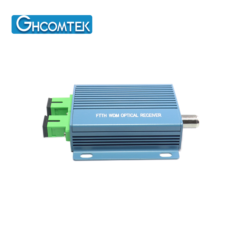 Passive FTTH WDM Optical Receiver For XPON 1550nm For RF CATV,1490/1310nm For Internet  HY-21-R31Ax