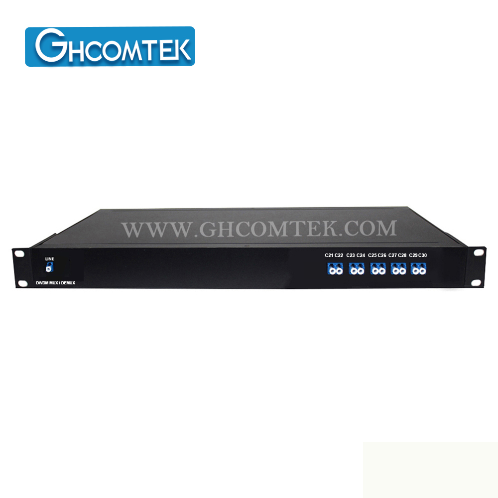 10-16CH Single Fiber 100GHz DWDM Module MUX/DEMUX TX/RX in 19'' 1U Rack LC/UPC  HY-7-DWSRxx