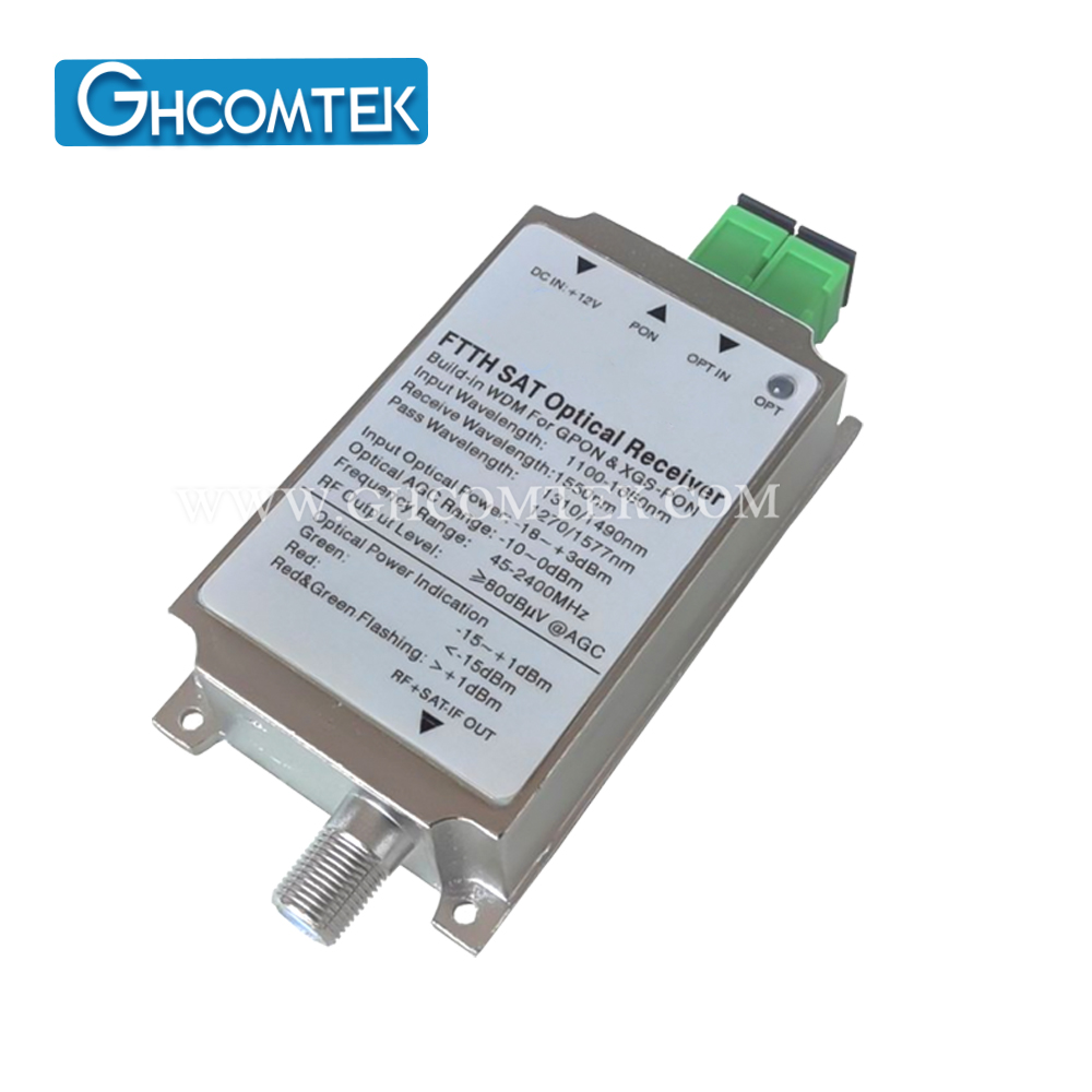 XGSPON CATV+SATV WDM Optical Receiver SCAPC-SCAPC   HY-21-RX49
