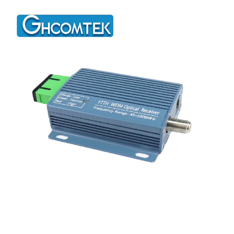 Active FTTH WDM Optical Receiver For XPON 1550nm For RF CATV,1490/1310nm For Internet  HY-21-R36