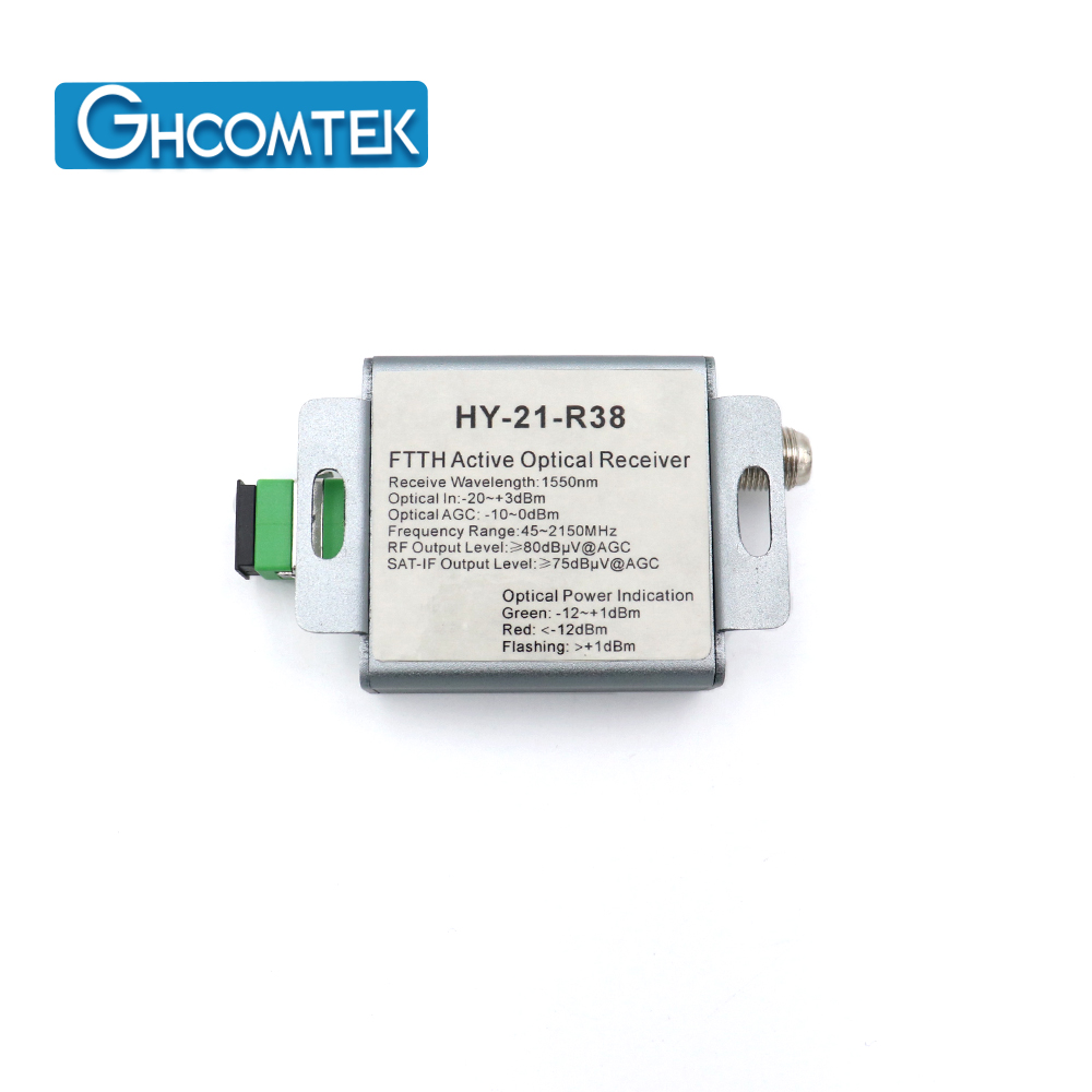 45~2150Mhz 1550nm CATV And SAT-IF Optical  Receiver  HY-21-R38A