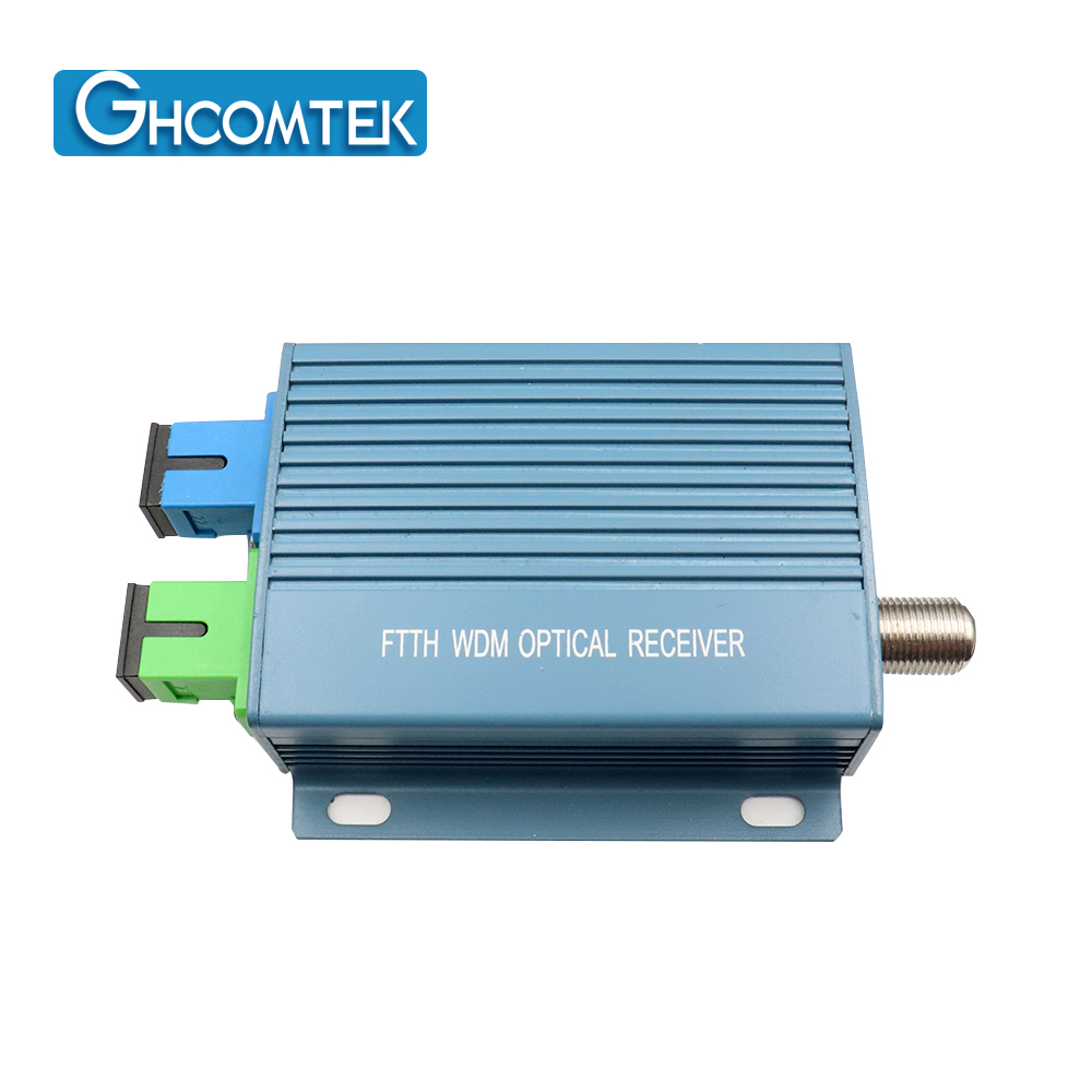 Passive FTTH WDM Optical Receiver For XPON 1550nm For RF CATV,1490/1310nm For Internet  HY-21-R31Ax