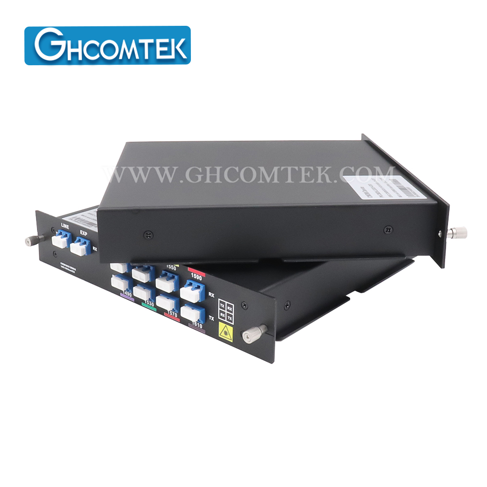 6-8CH CWDM  Dual Fiber MUX+DEMUX LC/UPC With EXP Port LGX Cassette   HY-7-CWDLxx
