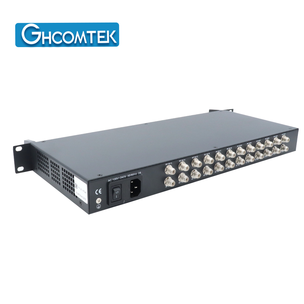 24 tuners switchable ATSC to IP Gateway  HY-21-IP24C
