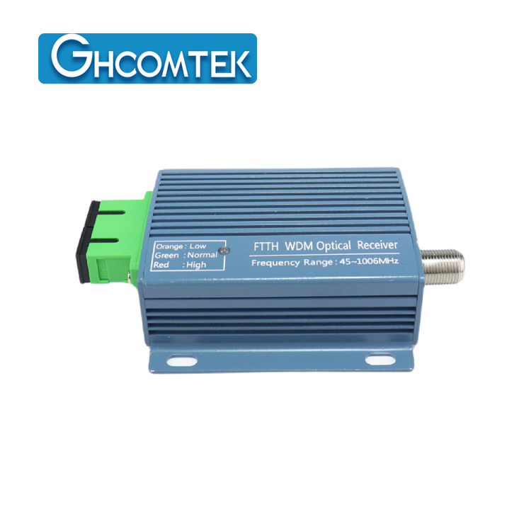 Active FTTH WDM Optical Receiver For XPON 1550nm For RF CATV,1490/1310nm For Internet  HY-21-R36