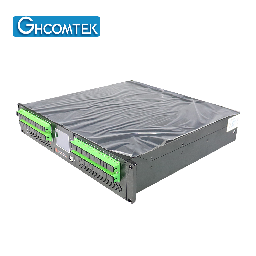 1550nm CATV Optical Amplifer 64  SC/APC Dual Power Supply  HY-21-AM64Pxx
