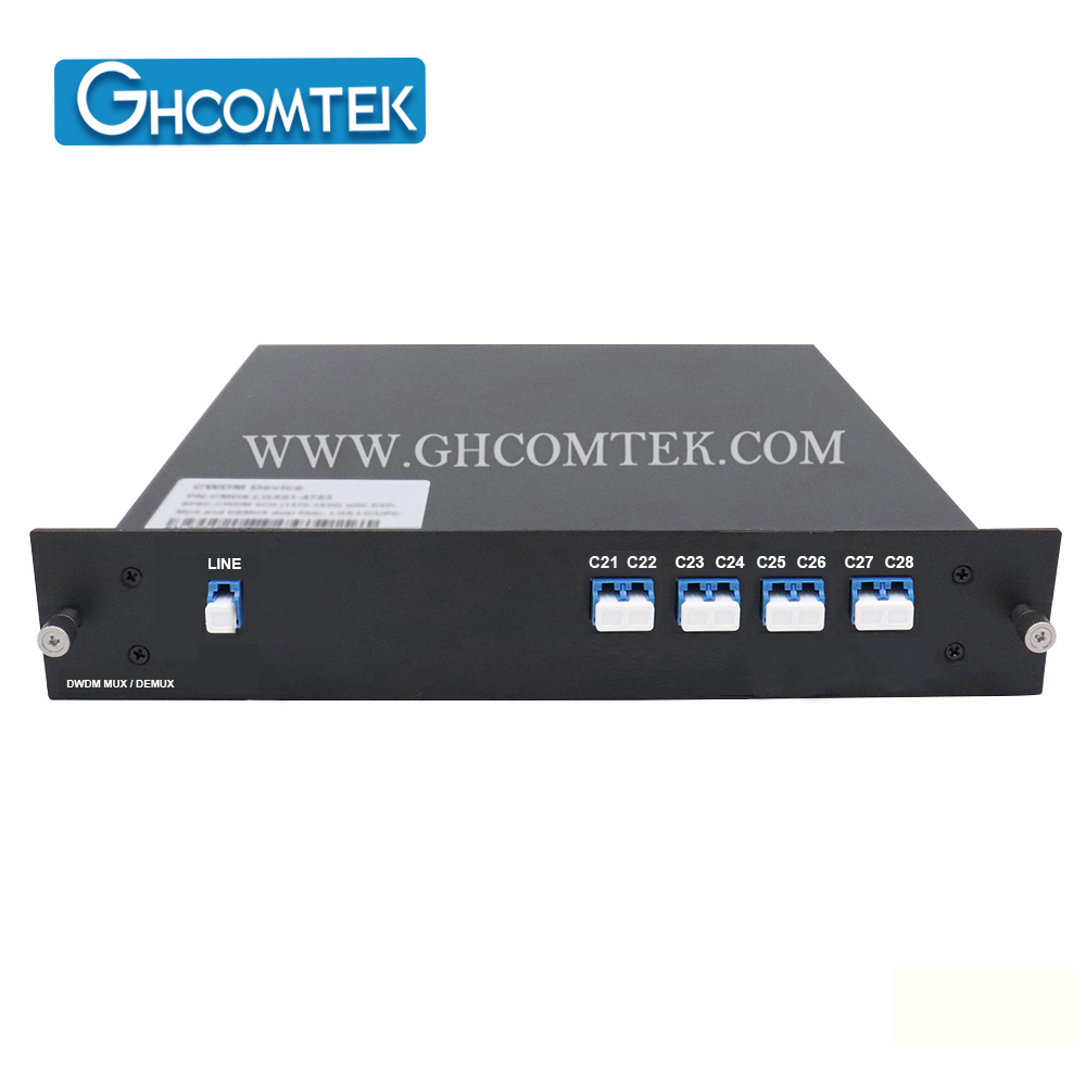 10-16CH Single Fiber 100GHz DWDM Module MUX/DEMUX TX/RX Small LGX Cassette Package LC/UPC hy-7-DWSLxx