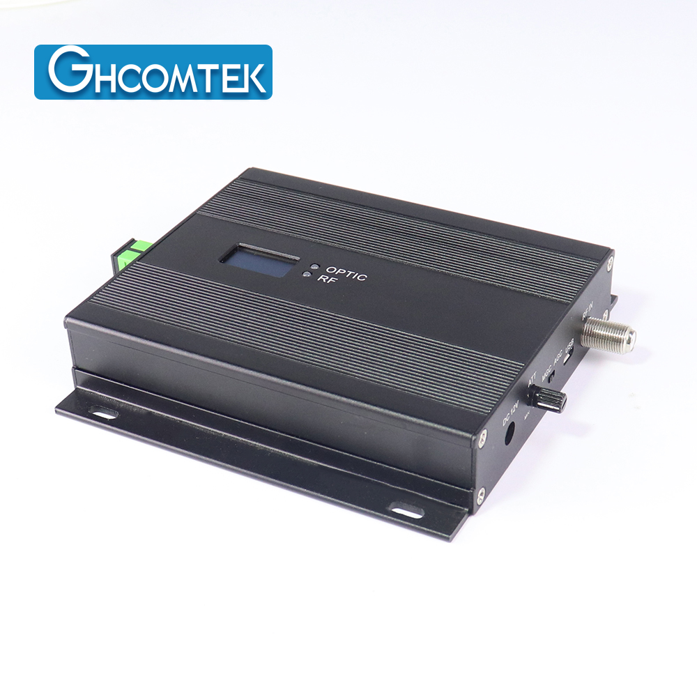 Mini 1550nm CATV Optical Transmitter SC/APC Fiber Port S   HY-21-MT15P10ingle Power Out 10dBm 5km   