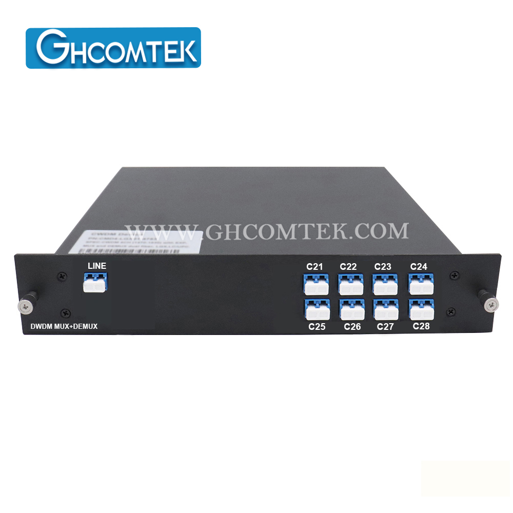 6-8CH Dual Fiber 100GHz DWDM Module MUX+DEMUX TX+RX Small LGX Cassette Package LC/UPC HY-7-DWDLxx