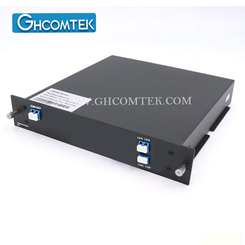 2-4CH CWDM  Single Fiber MUX/DEMUX  LC/UPC With EXP Port LGX Cassette   HY-7-CWSLxx
