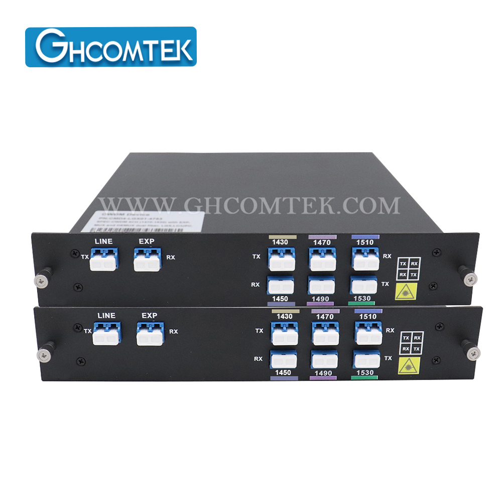 6-8CH CWDM  Dual Fiber MUX+DEMUX LC/UPC With EXP Port LGX Cassette   HY-7-CWDLxx