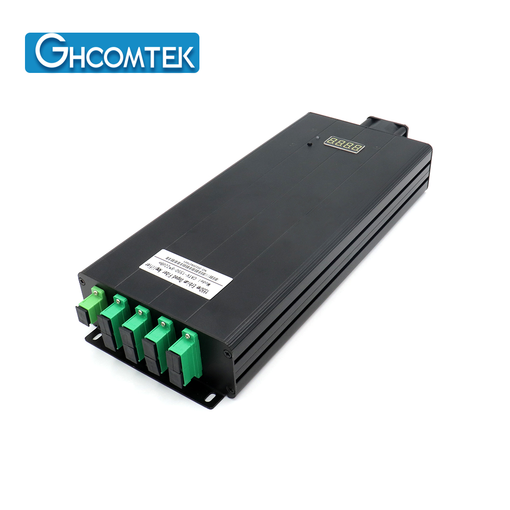 Mini 8  Port Out 1550nm CATV Optical Amplifer SC/APC  Type  HY-21-YAM08Pxx