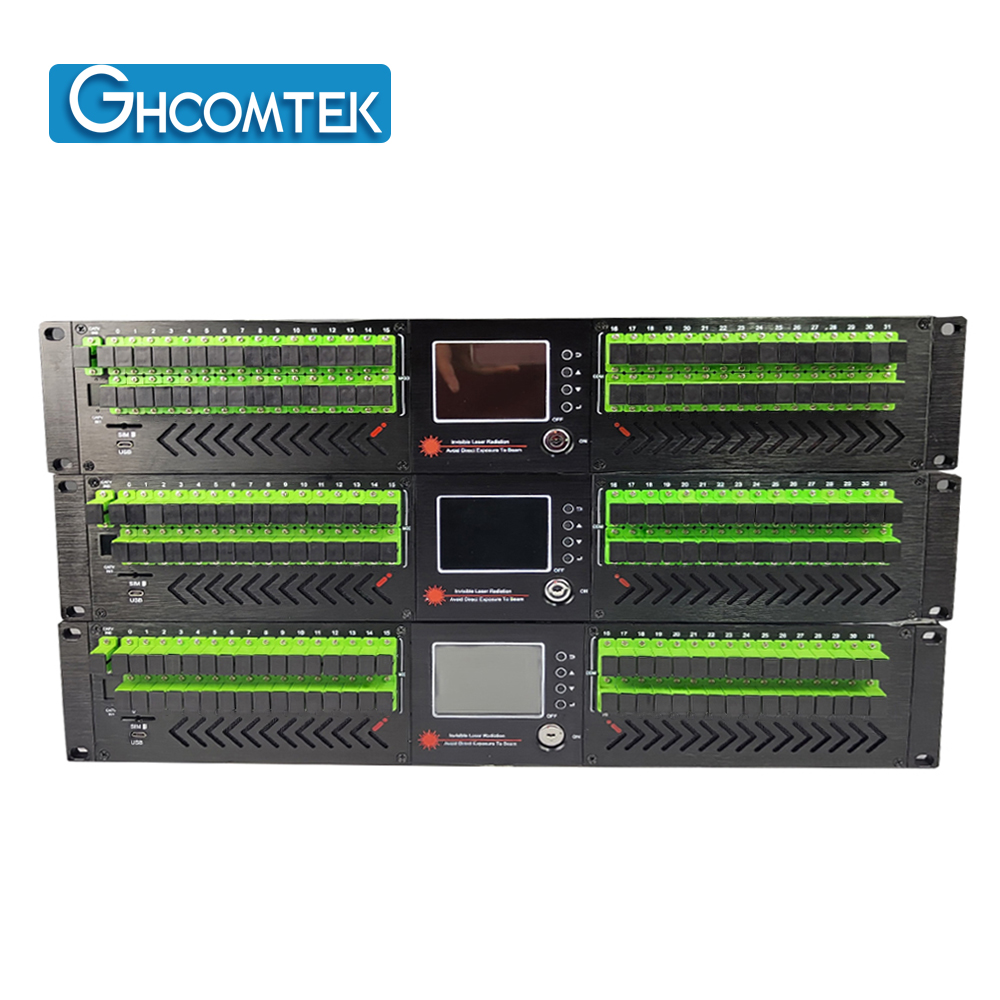 1550nm CATV Optical Amplifer 64  SC/APC Dual Power Supply  HY-21-AM64Pxx