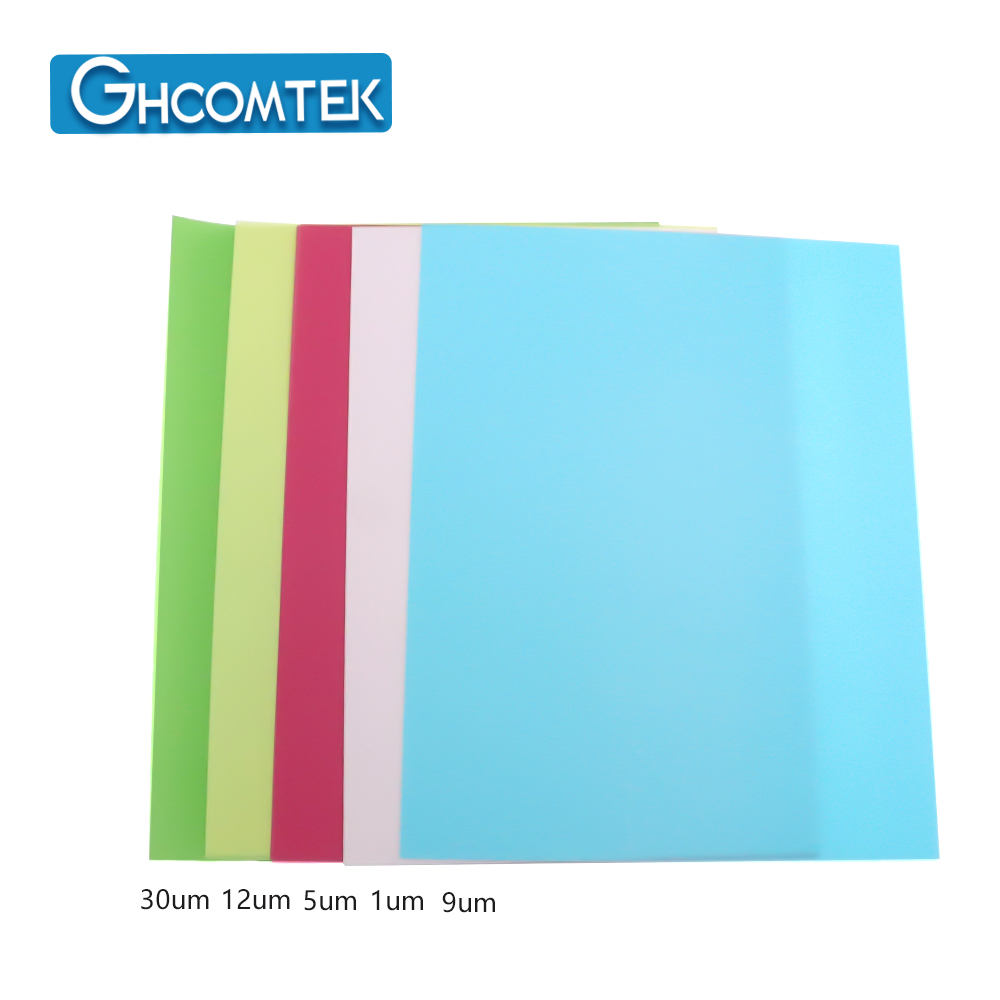 Aluminum Oxide Polishing Film For Fiber Optical Connector 200x300mm,220*280,1um 5um 12um 30um  HY-21-C14AO