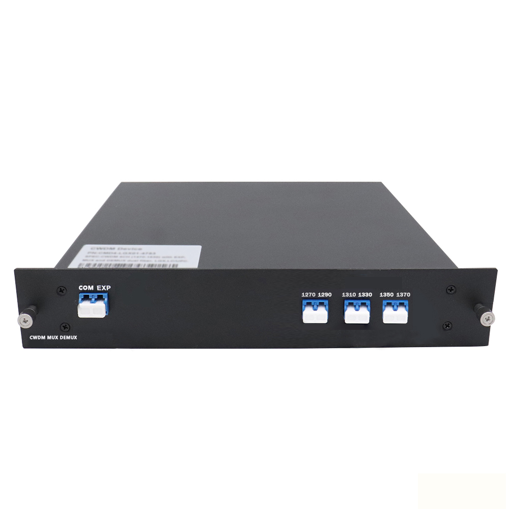  6-8CH CWDM Single Fiber MUX/DEMUX LC/UPC With EXP Port in 1U 19'' Rack   HY-7-CWSRxx